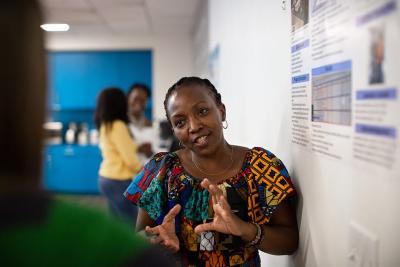 Viola Karanja talks about her leadership project.