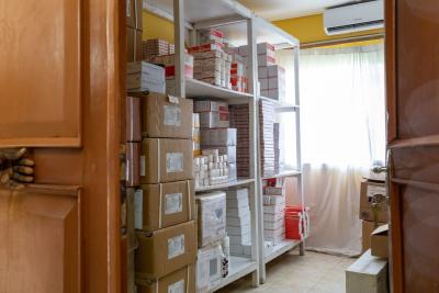 The pharmacy at Lakka Hospital