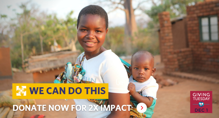 We Can Do This. Giving Tuesday Match. Donate now for 2X impact.